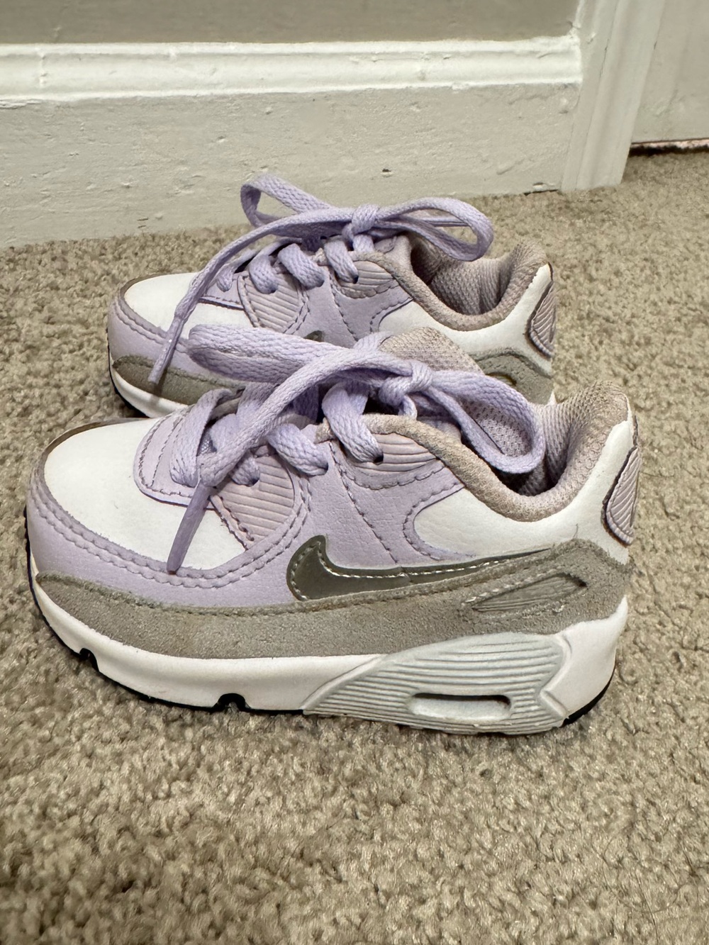 TODDLERS NIKE AIR MAX 90 LEATHER 'VIOLET FROST' (TD) Size 5C